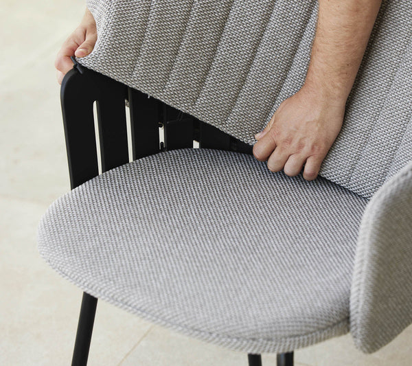 Choice-tuoli, tiikkijalat/light grey Focus