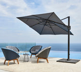 Hyde Luxe -kallistettava aurinkovarjo 3x3 m