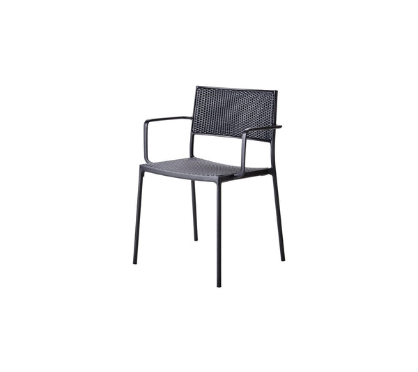 Less -pinottava käsinojallinen tuoli, dark grey