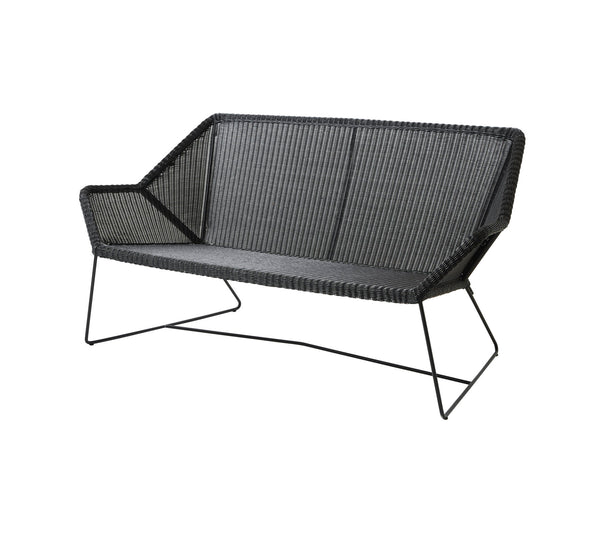 Breeze- 2-istuttava sohva, black