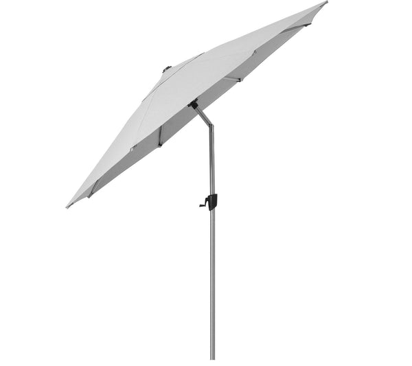 Sunshade- kallistettava aurinkovarjo halkaisija 3 m, dusty white
