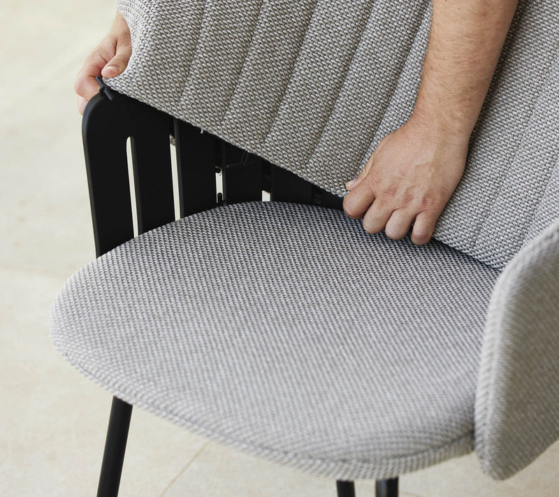 Choice-tuoli, tiikkijalat/light grey Focus