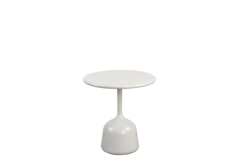 Glaze-sohvapöytä, halkaisija 45 cm, sand/sand aluminium