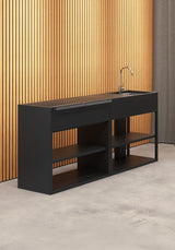 Essentials-allaskeittiömoduuli 94cm, vasen