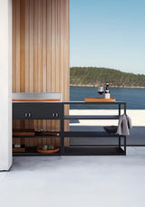 Essentials-allaskeittiömoduuli 94cm, vasen