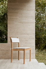 AH501-tuoli, teak / oat Agora Life acrylic fabric