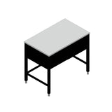 Ulkokeittiömoduuli työtasolla 100cm, avoin