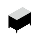 Ulkokeittiömoduuli työtasolla 100cm, ovilla