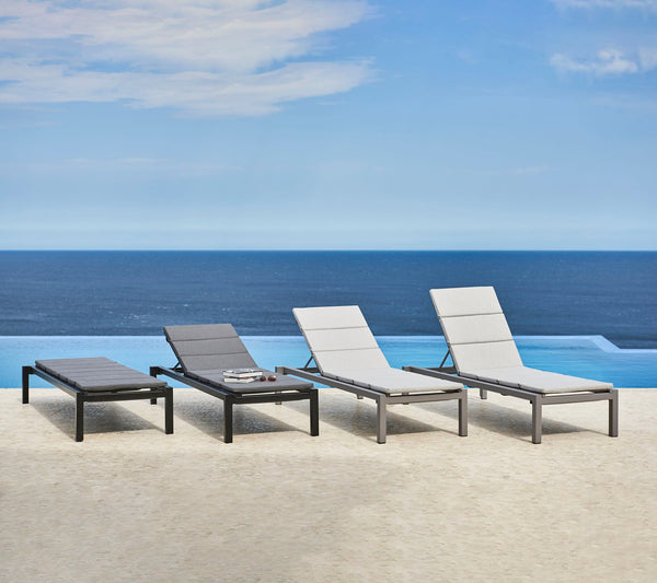 Relax- pinottava aurinkotuoli, light grey
